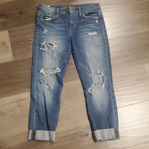Joe's Jeans Blue Distressed Denim